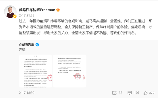特斯拉追尾后续:直播间网友聚焦刹车问题,威马汽车否认千万级项目“智慧停车”靠黄牛刷单